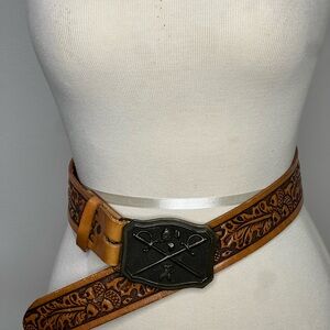 Vintage Indie Embossed Belt